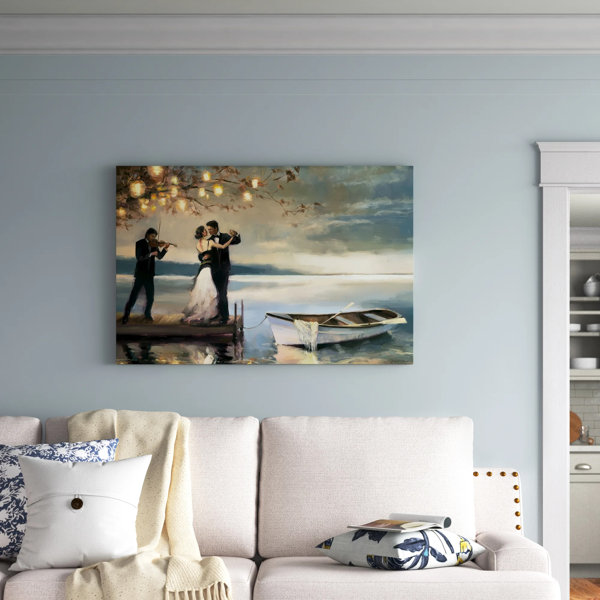 Luxury Digital Painting Romantic Meeting Model Art Aesthetic Bedroom